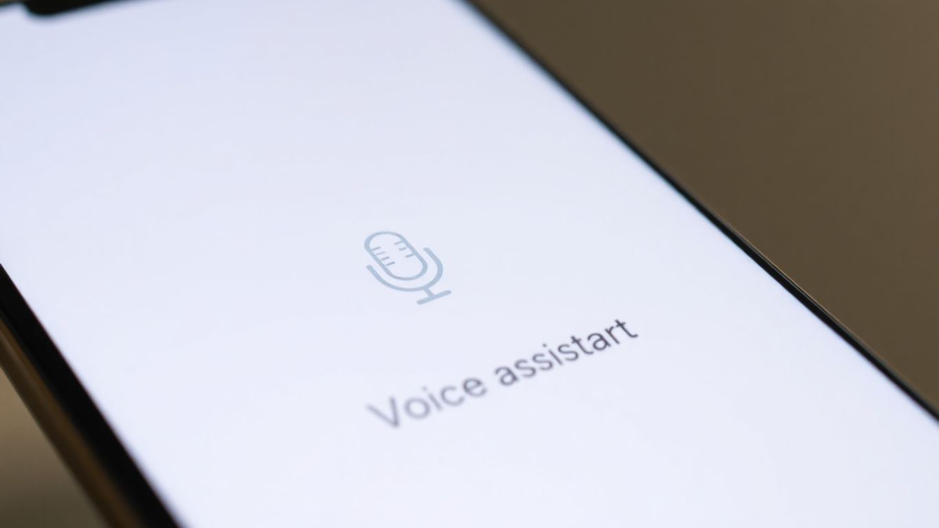 Google Assistant voice commands on a smartphone.