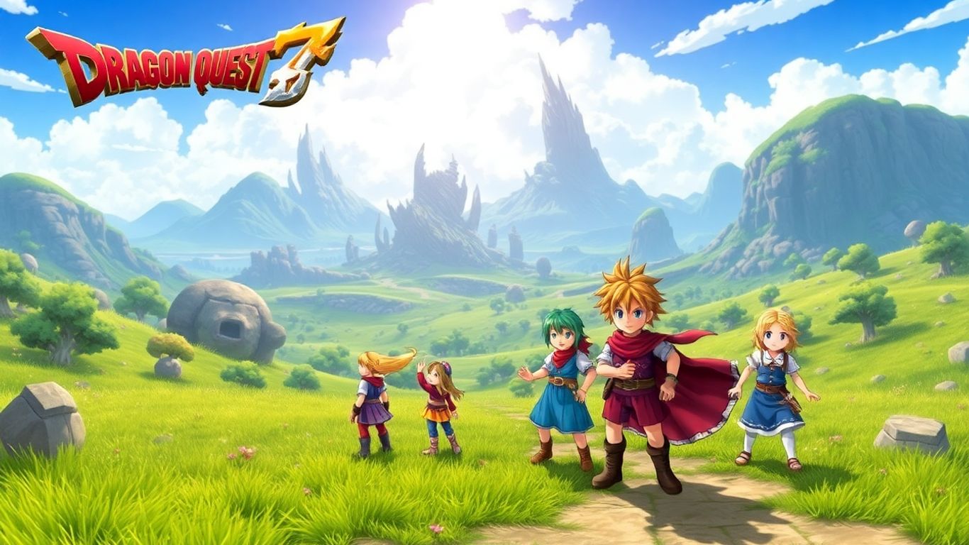 Dragon Quest 7 Reimagined game art