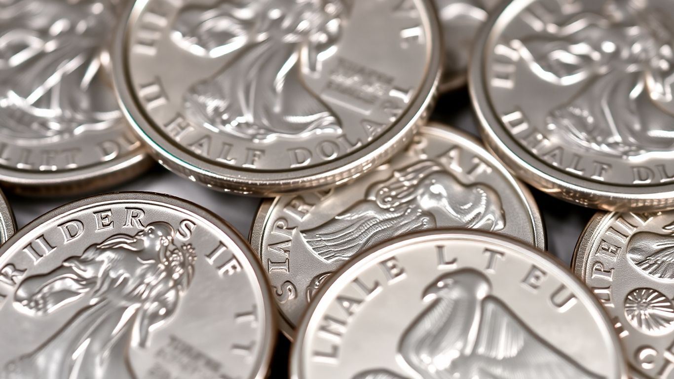 Walking Liberty Half Dollar coins