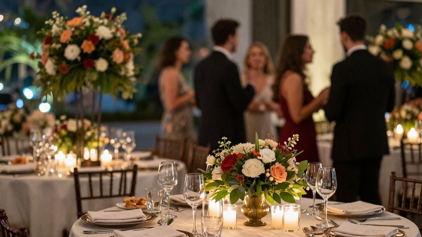 Elegant anniversary party venue in North Dallas