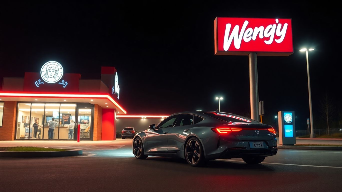 Wendy's AI drive-thru automation in action.
