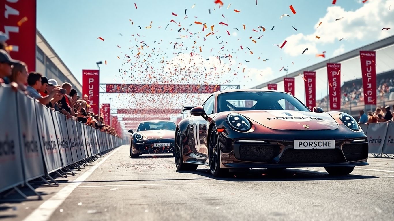 Porsche race car wins IMSA 2025 championship.