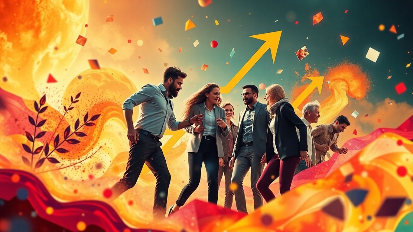 Team navigating change and growth