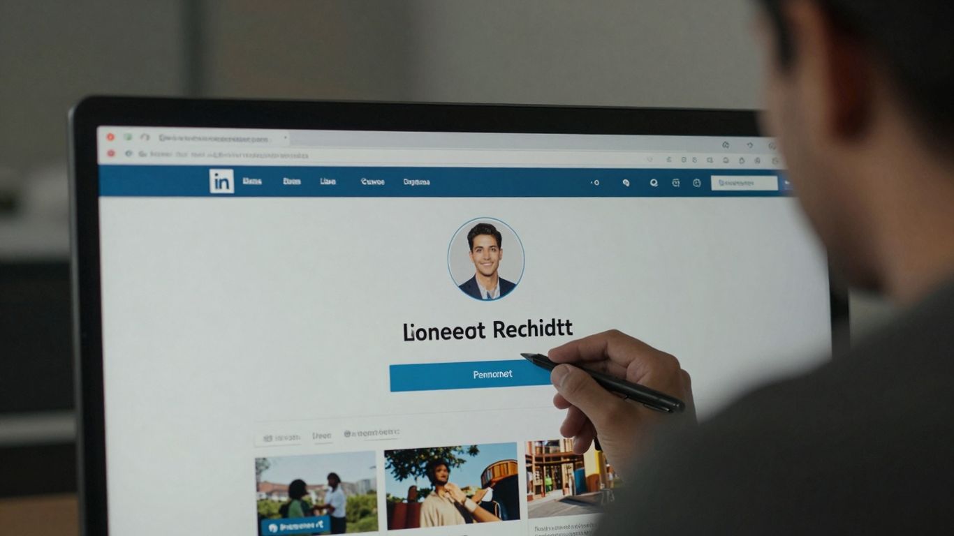 Networking on LinkedIn with industry leaders.