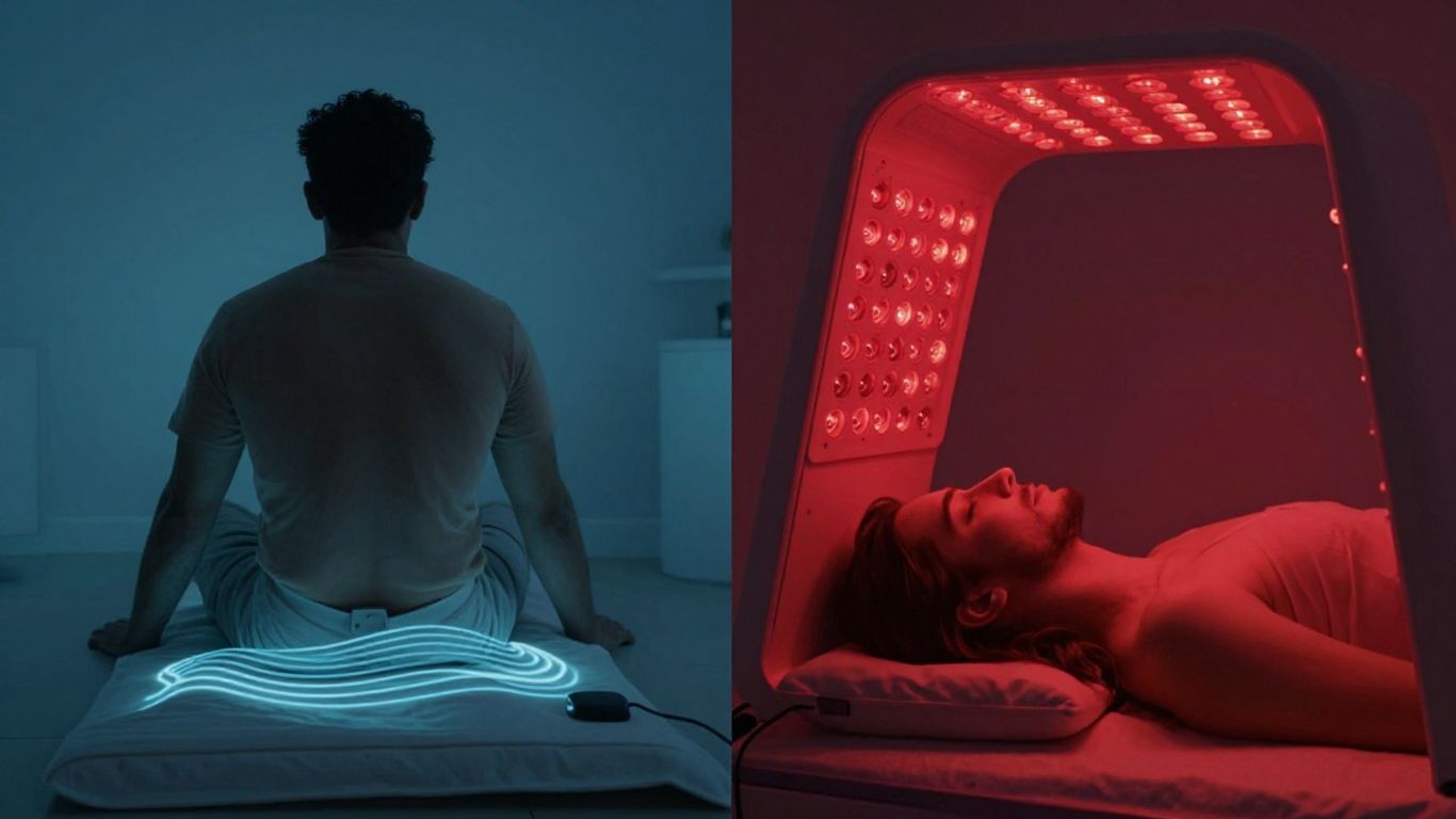 PEMF and red light therapy comparison for health goals.