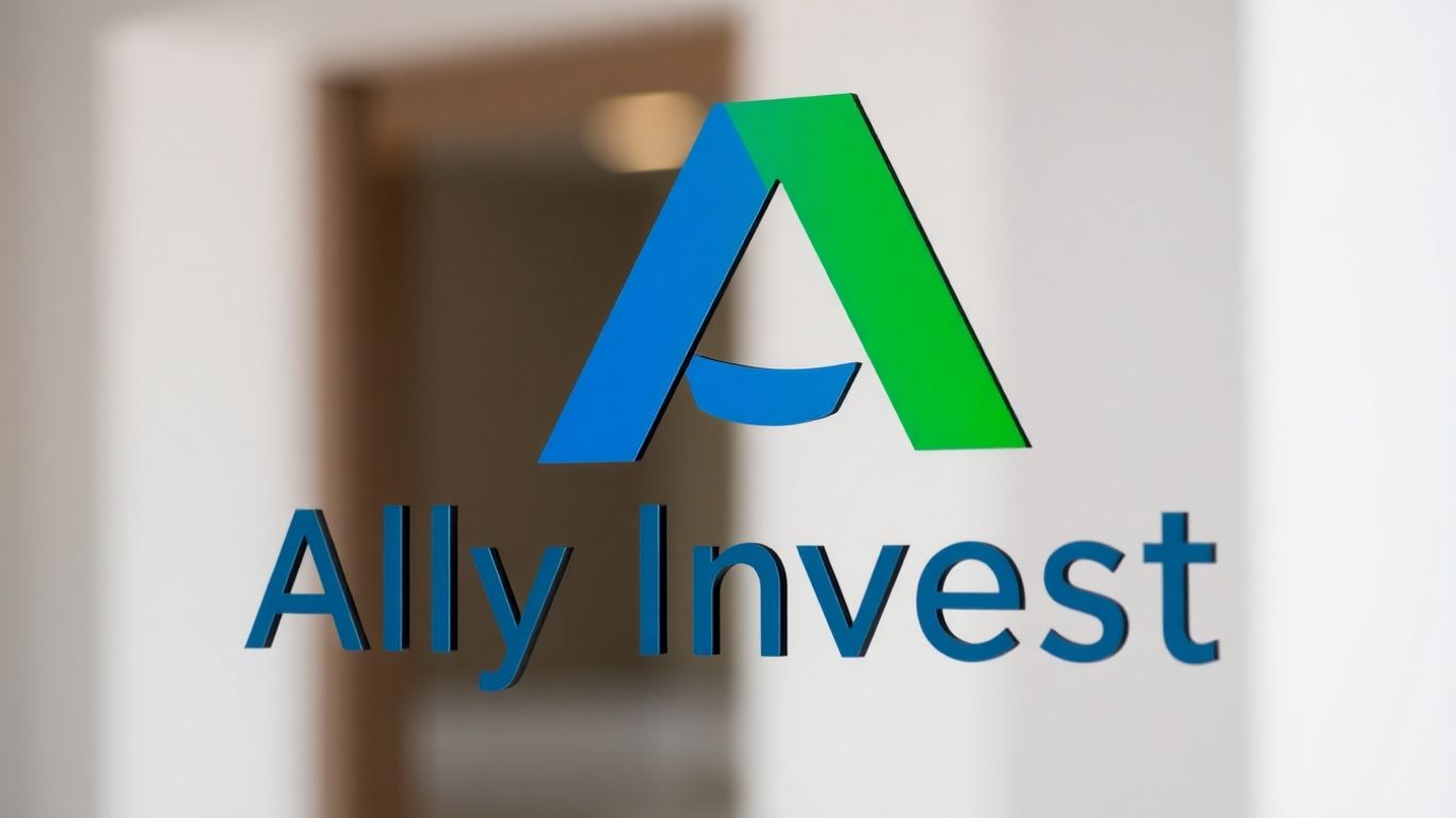 Ally Invest logo on a clean background.