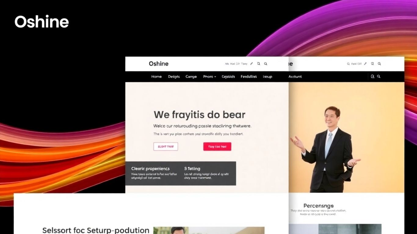 Oshine theme screenshot