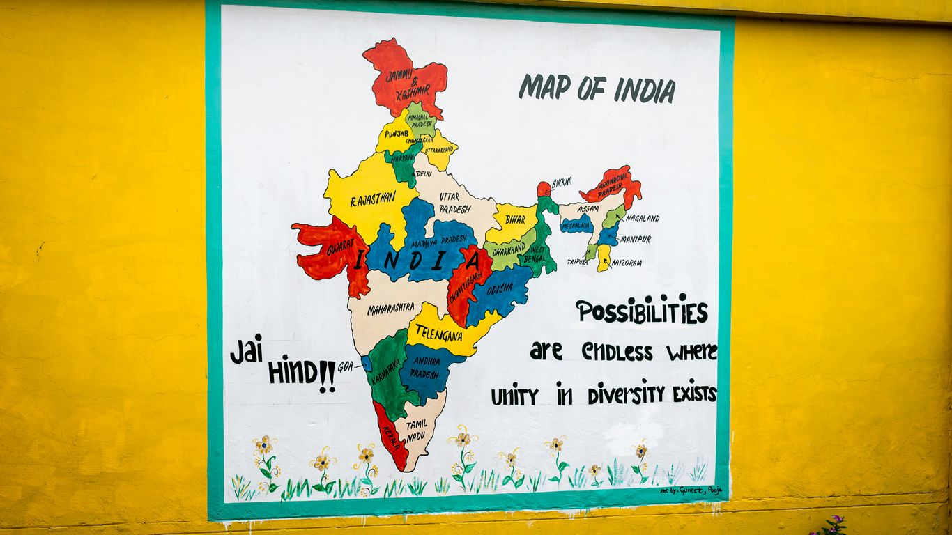 map of India