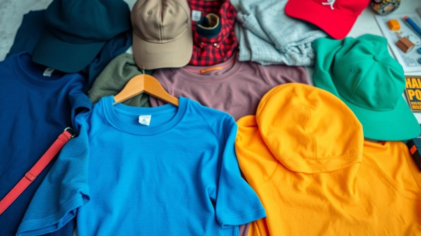 Stylish clothing items for a print-on-demand business.