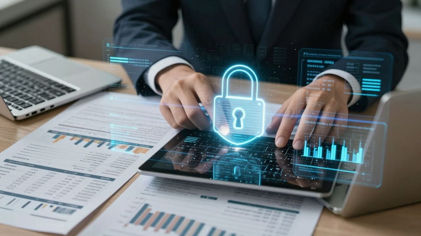 Financial data streams and secure digital locks