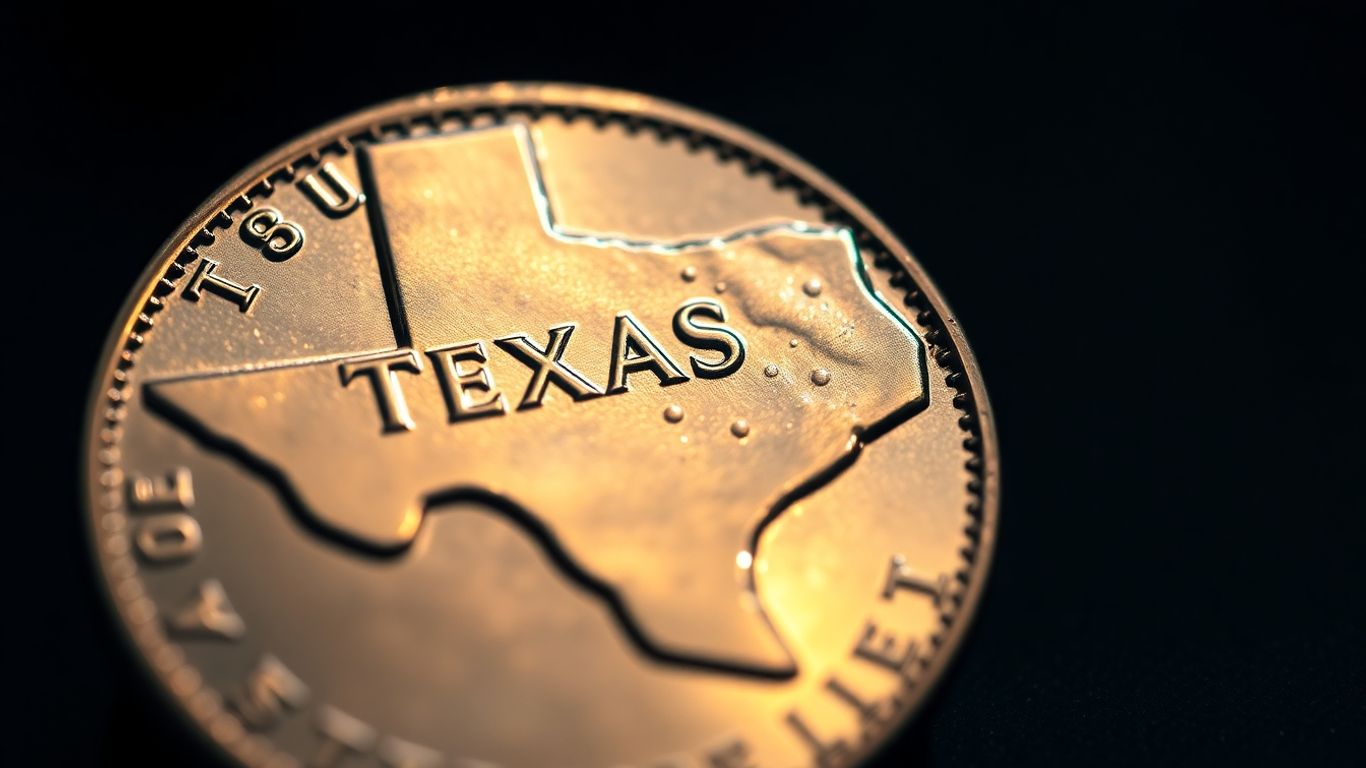Texas mint state grade coin detail