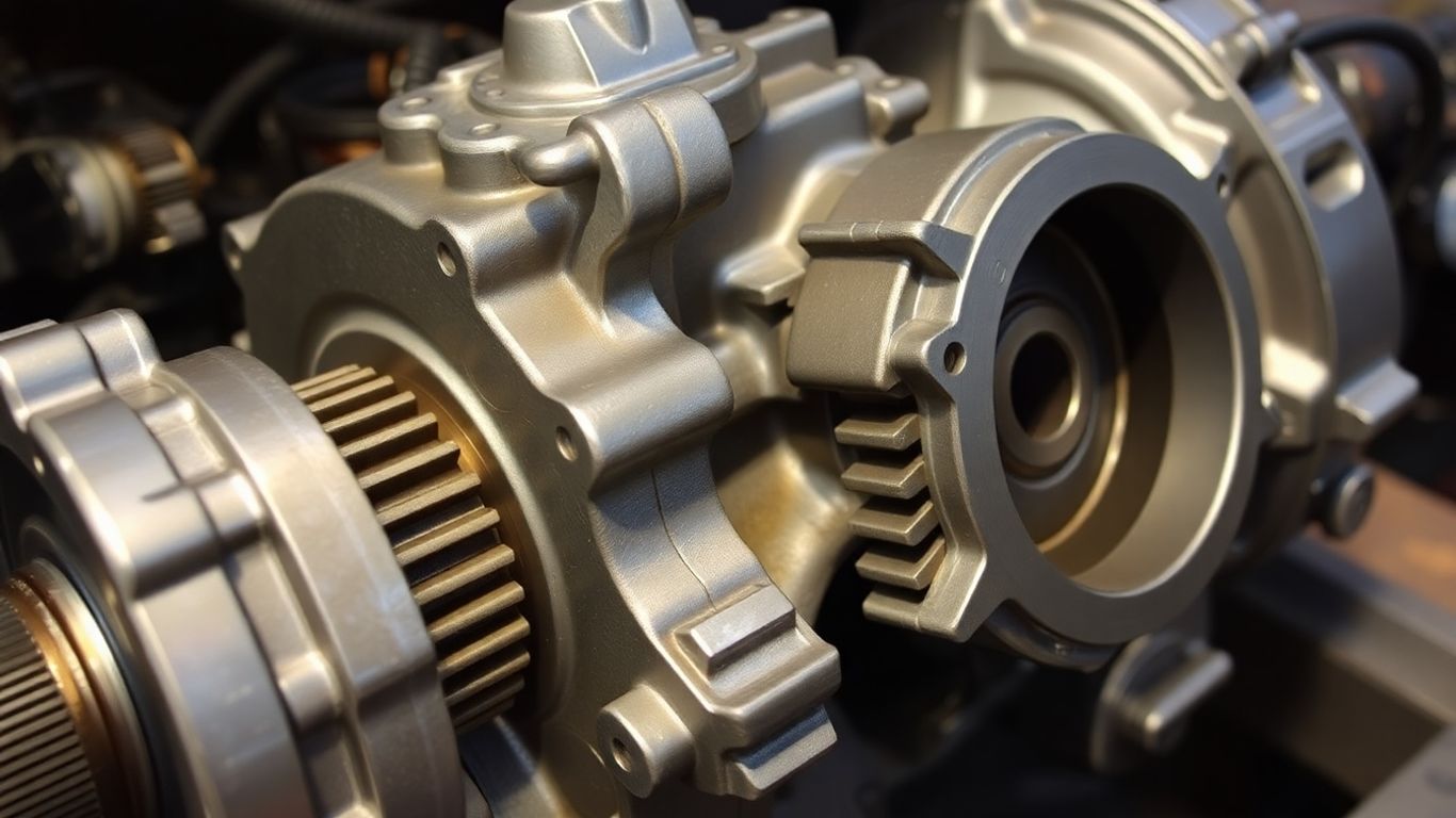 Used Toyota Camry gearbox close-up