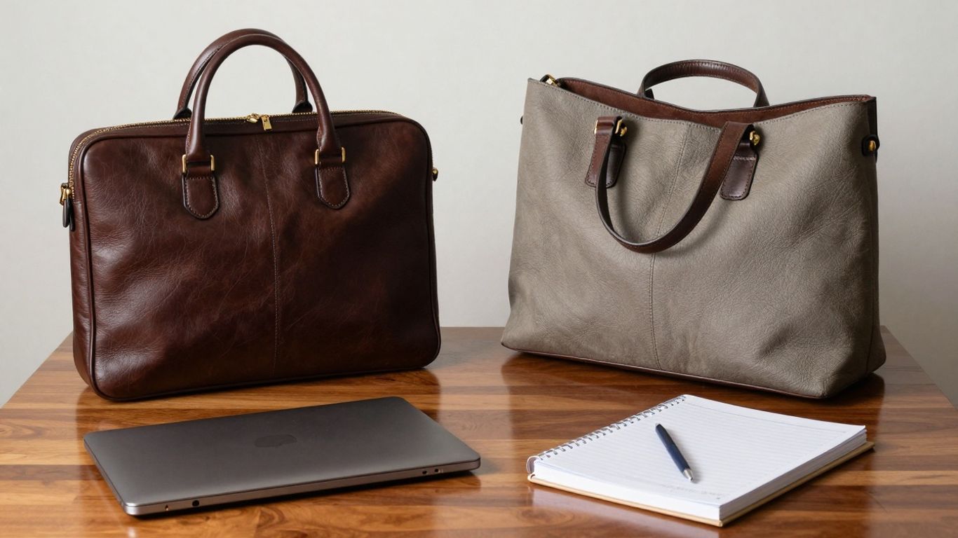 Vergleich von Businesstasche und Shopper