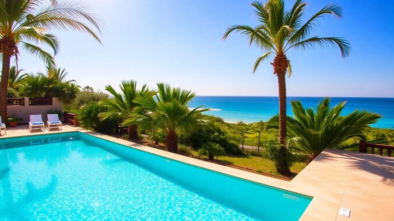 Luxury villa with pool and ocean view