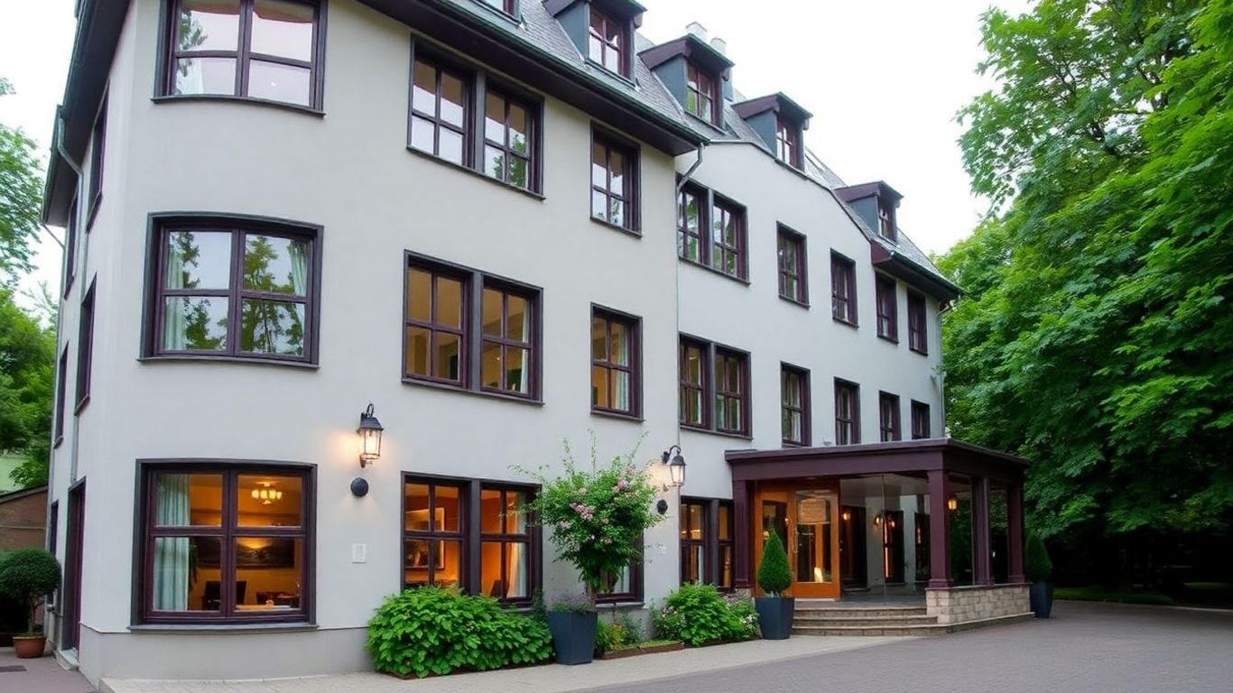 Hotel in Kiel Damperhof mit Schlossgarten und Stadtblick