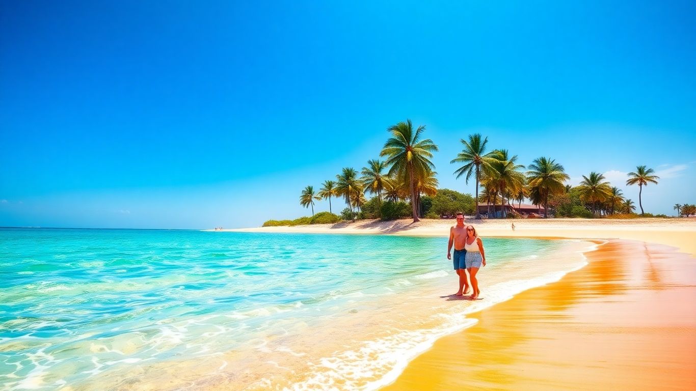 EasyJet Holidays beach vacation with couple