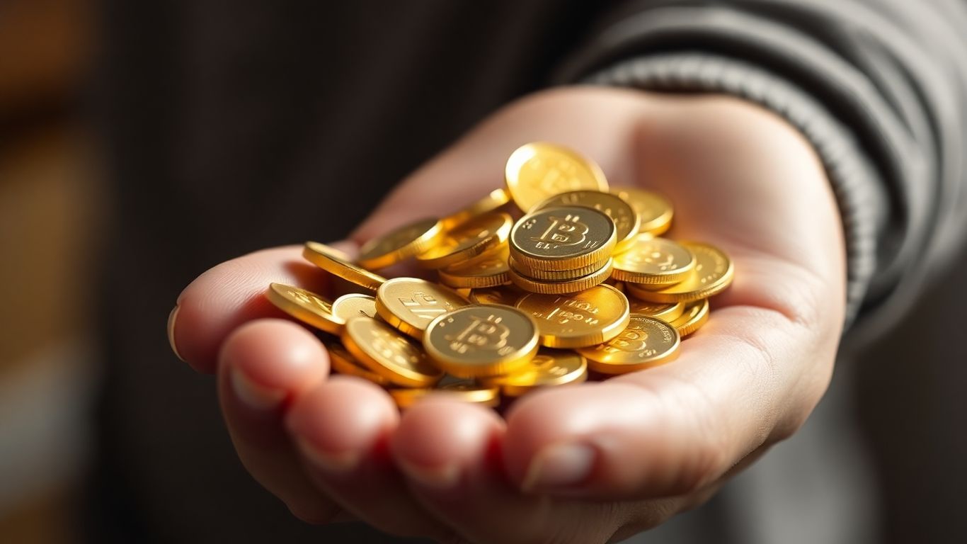 在法国继承的金币和金条。