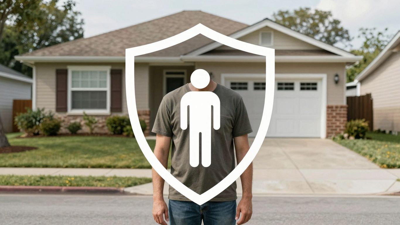 Casa protegida por seguro de responsabilidad civil.