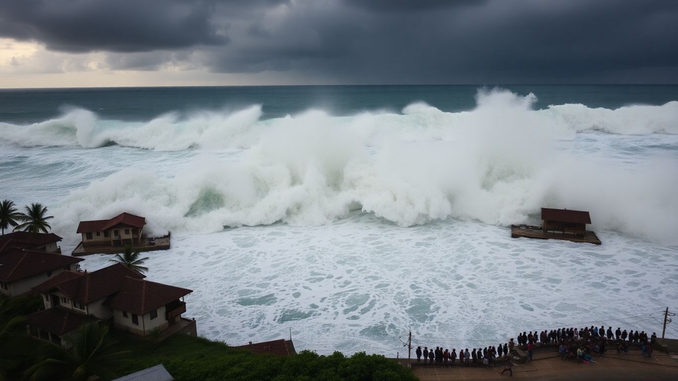 Séisme et alerte tsunami sur côte philippine, village menacé