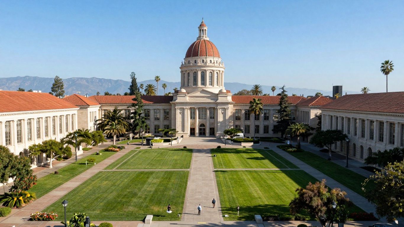 California Institute of Technology campus buildings and grounds.