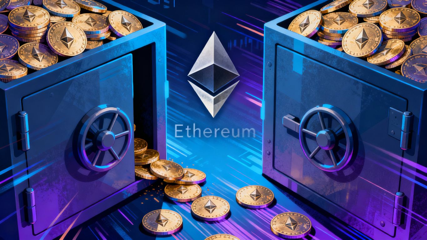Ethereum supply shrinking, staking and corporate holdings increasing.