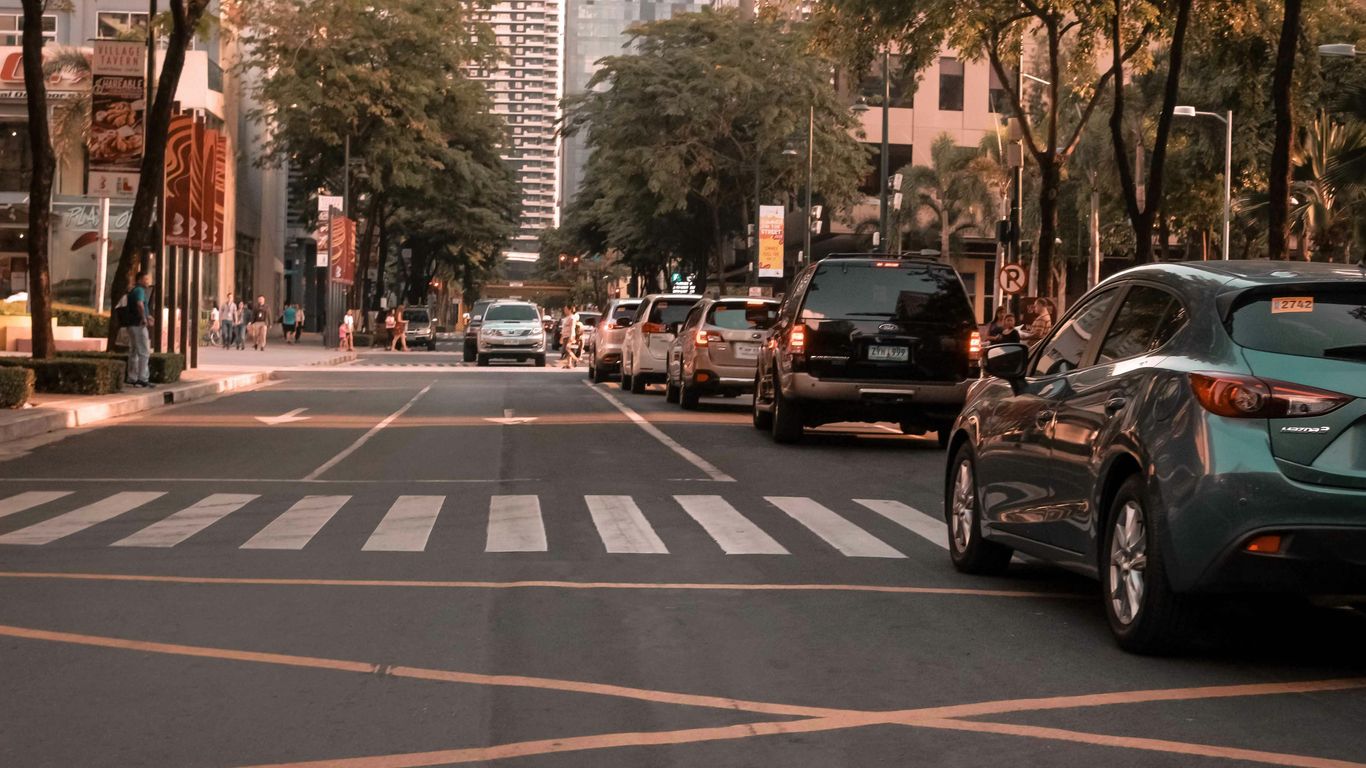 road with vehicles during daytime