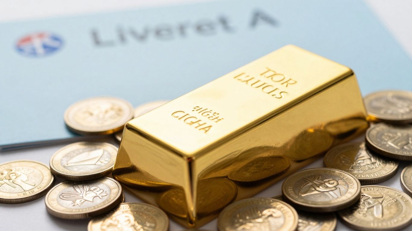 储蓄账户里的金条和金币。