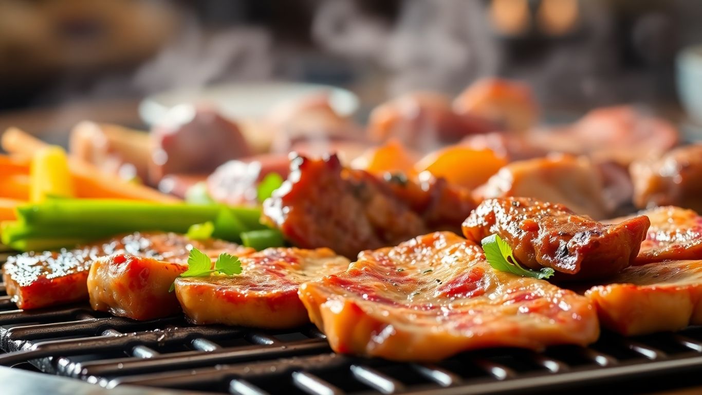 เนื้อกระทะฮาลาล ย่างร้อนๆ น่าทาน