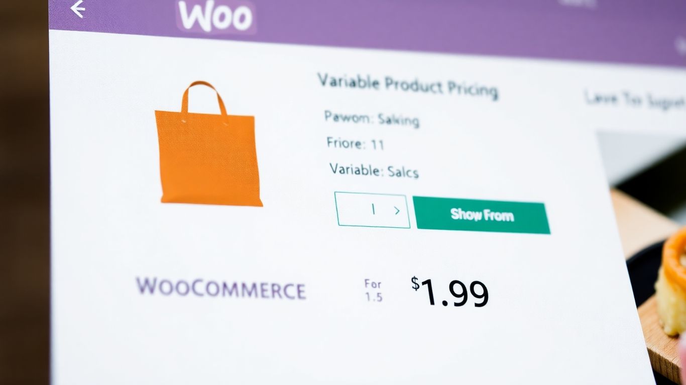 Prix produit variable WooCommerce