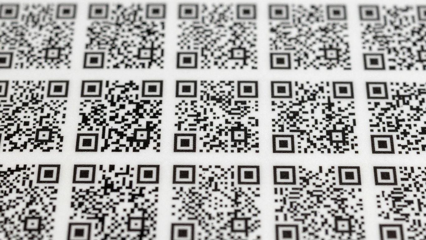 Small Custom QR Code Stickers for Packaging, Marketing and Asset Labels