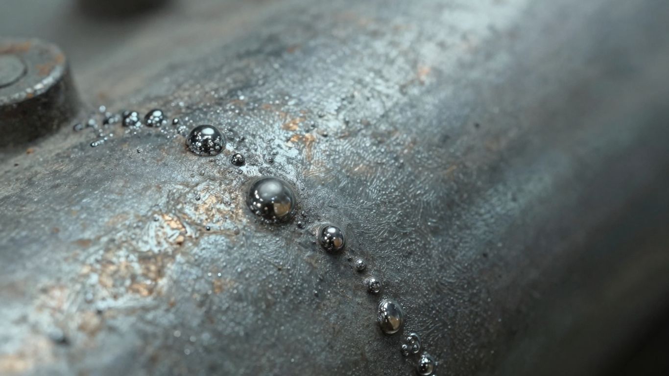 Aktiver Korrosionsschutz auf Metalloberfläche