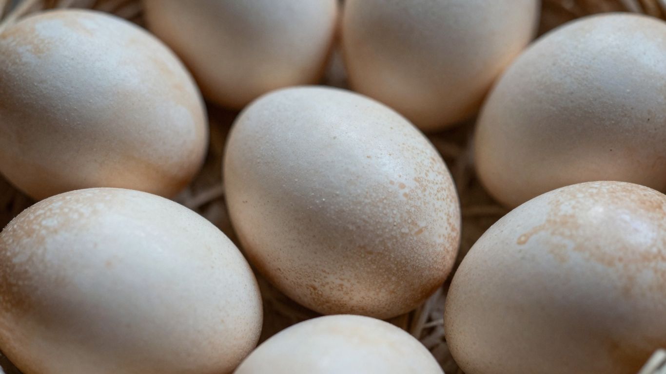 Macaw parrot eggs in soft bedding
