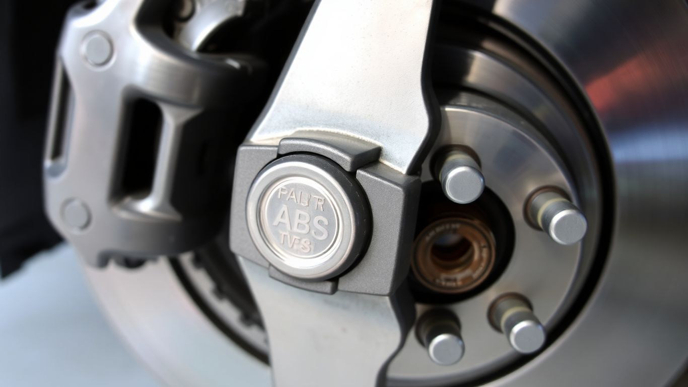 Chrysler brake system with ABS components.