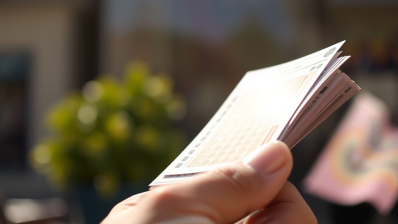 ภาพถ่ายสลากกินแบ่งรัฐบาลหลายใบ