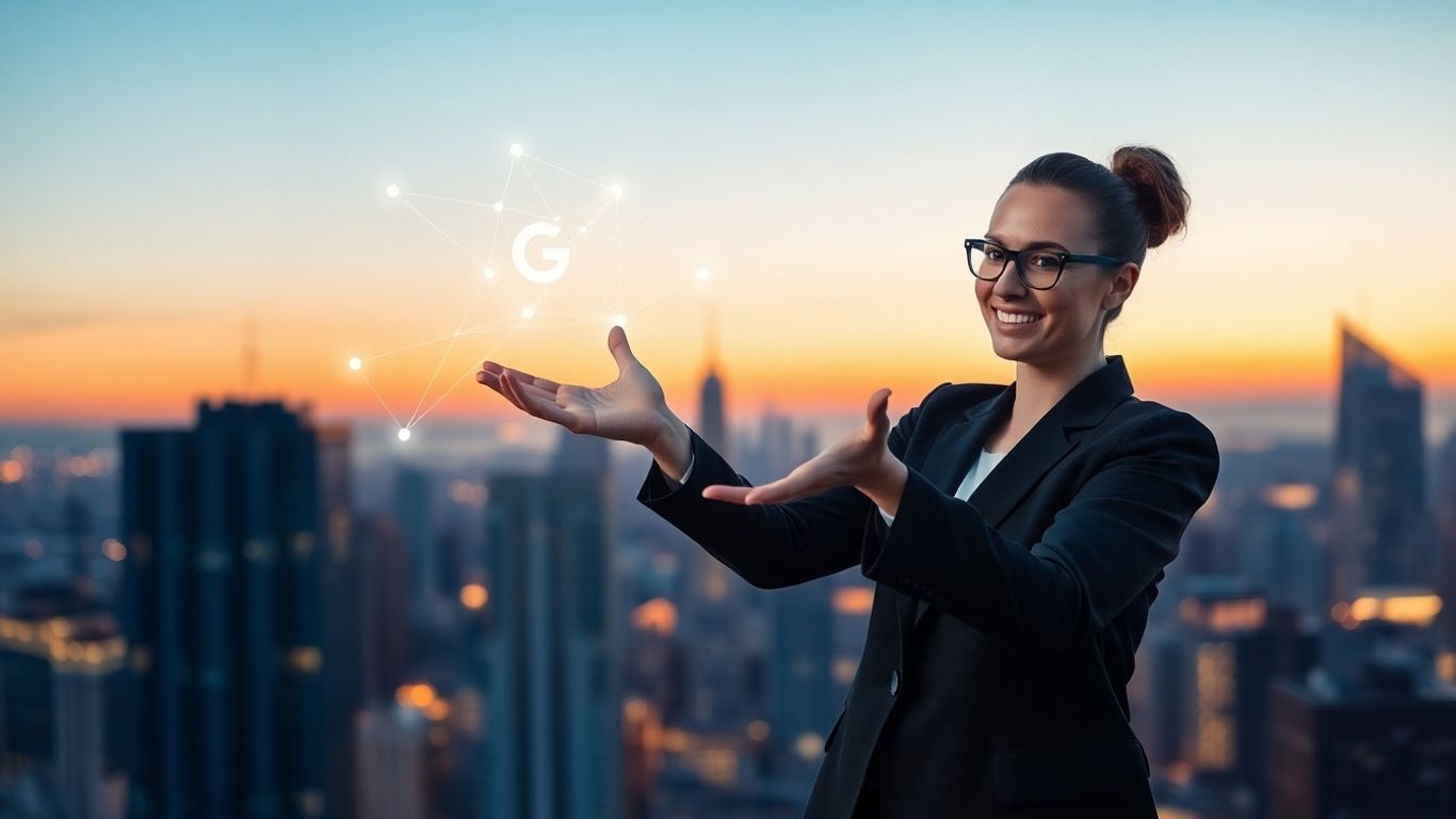 Google Business account manager managing online presence.