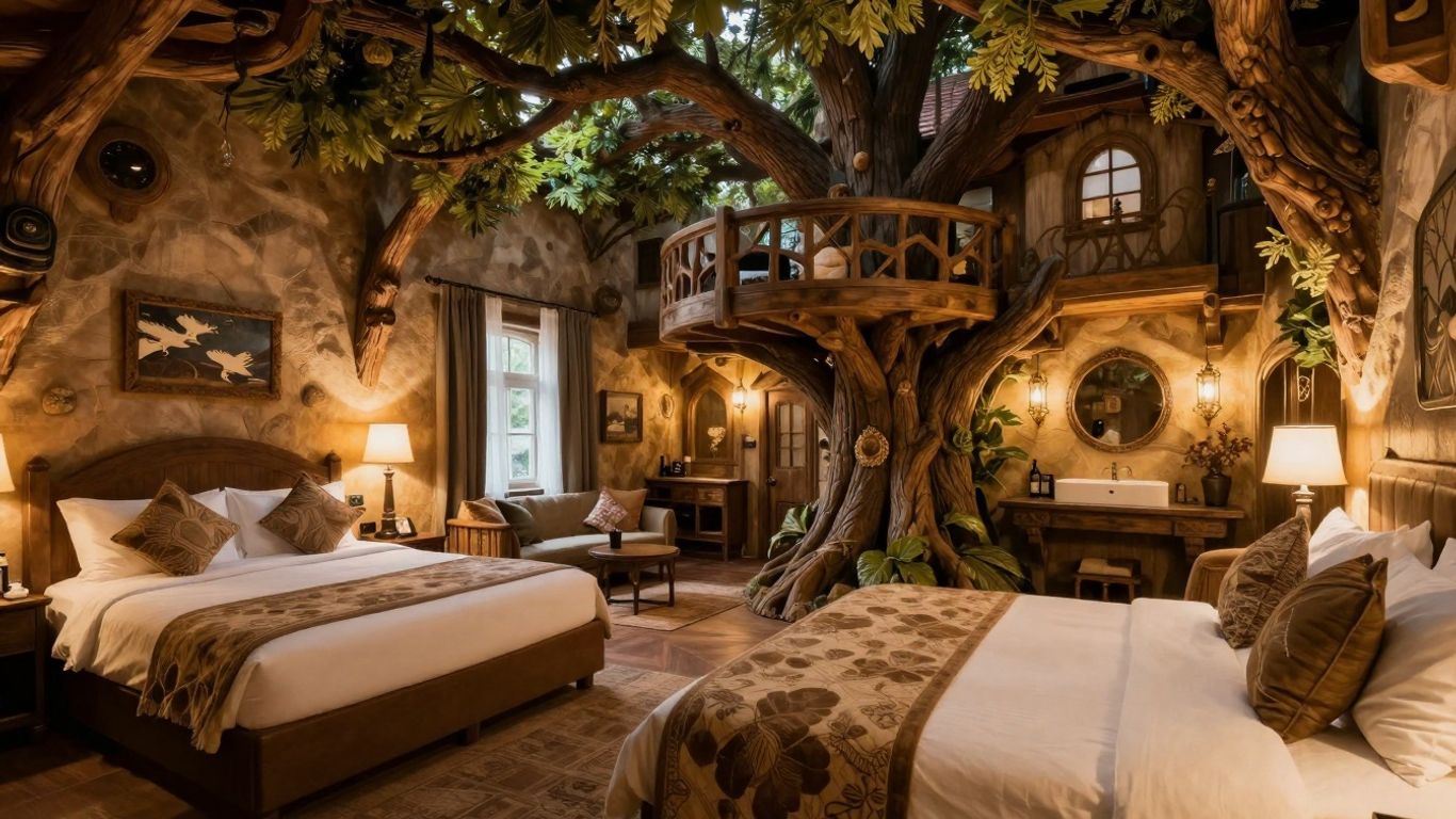 Einzigartige Übernachtungserlebnisse in thematischen Zimmern