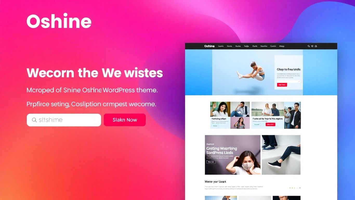 Oshine theme screenshot