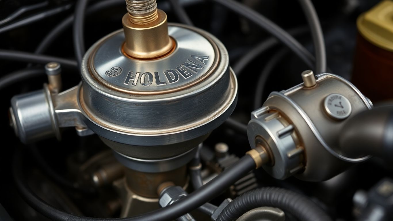 Holden 304 308 engine ignition system close-up