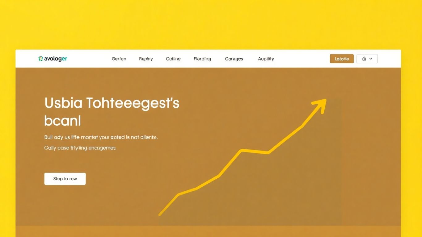 Website growth and success illustration