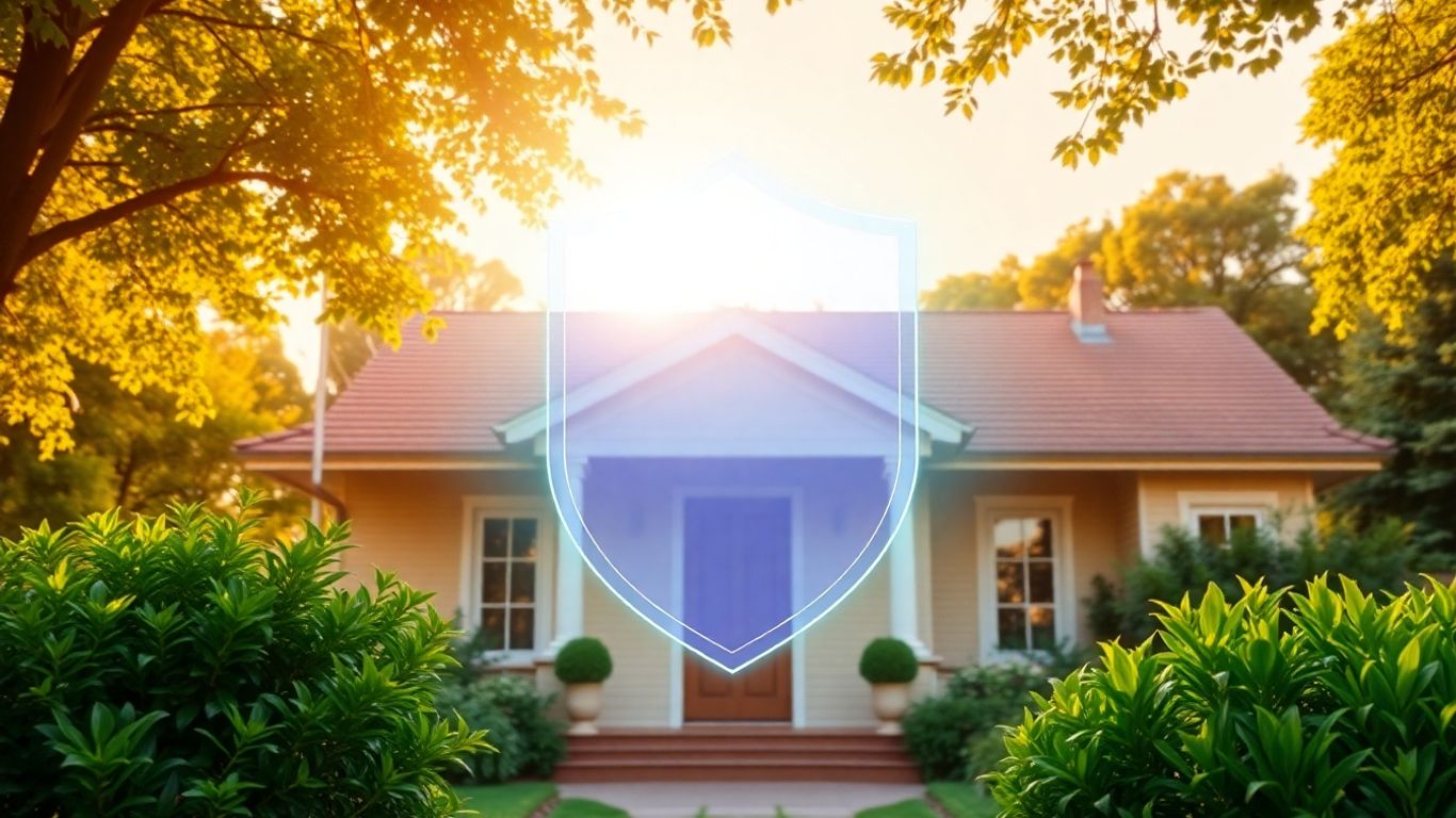 Casa protegida con seguro de hogar inmediato.