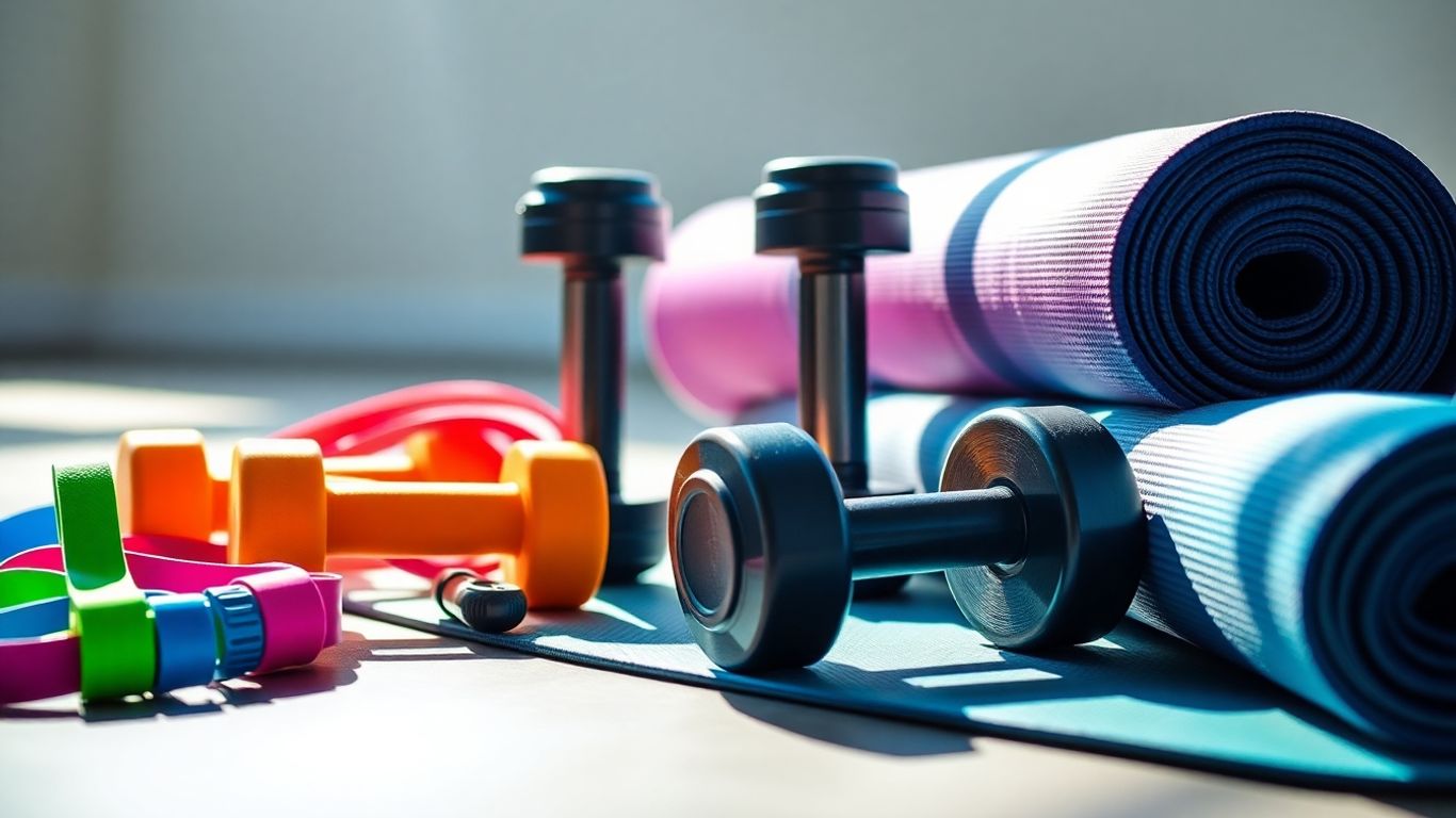 Modern fitness equipment for a healthy lifestyle.