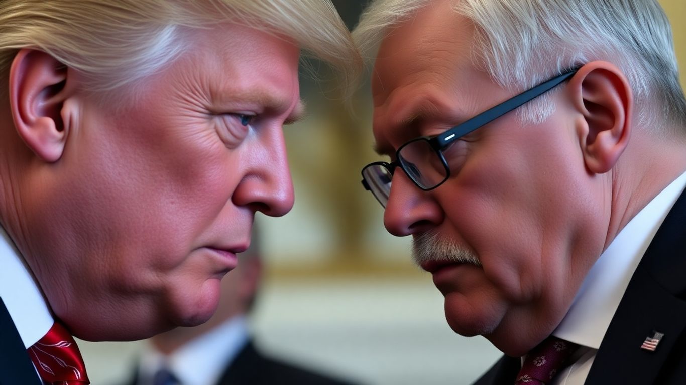 Trump and Orbán in a serious discussion.