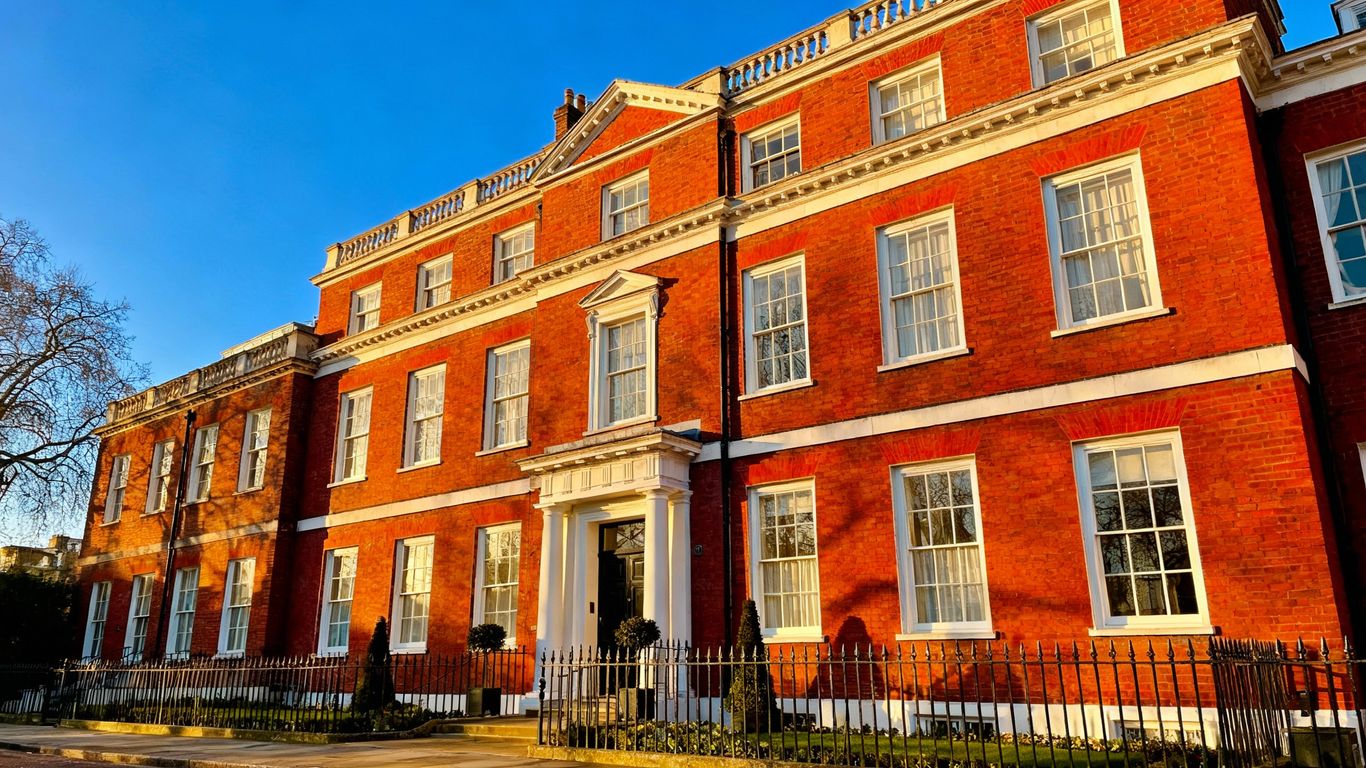 Exterior of Amy Winehouse's former home at 30 Camden Square.