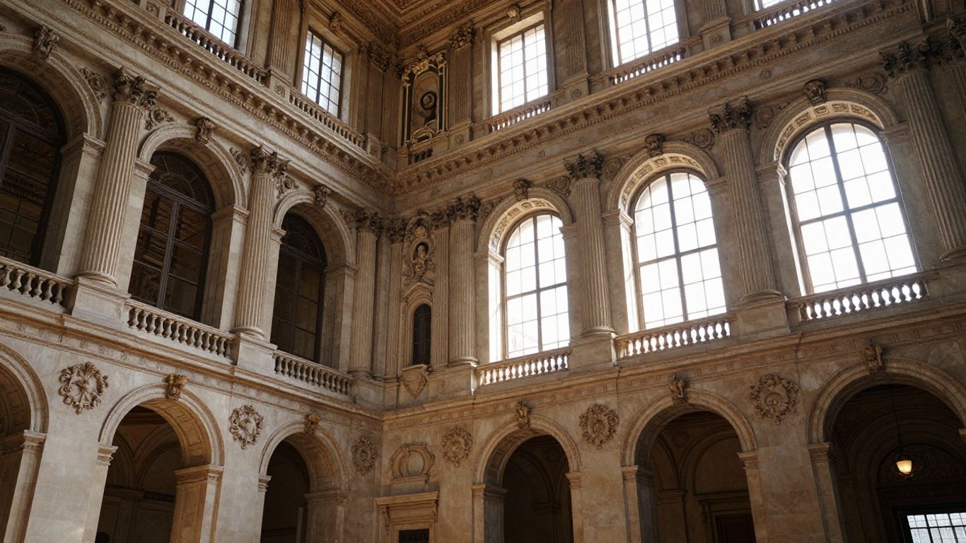 Historisches Gebäude des Landesarchivs Nordrhein-Westfalen