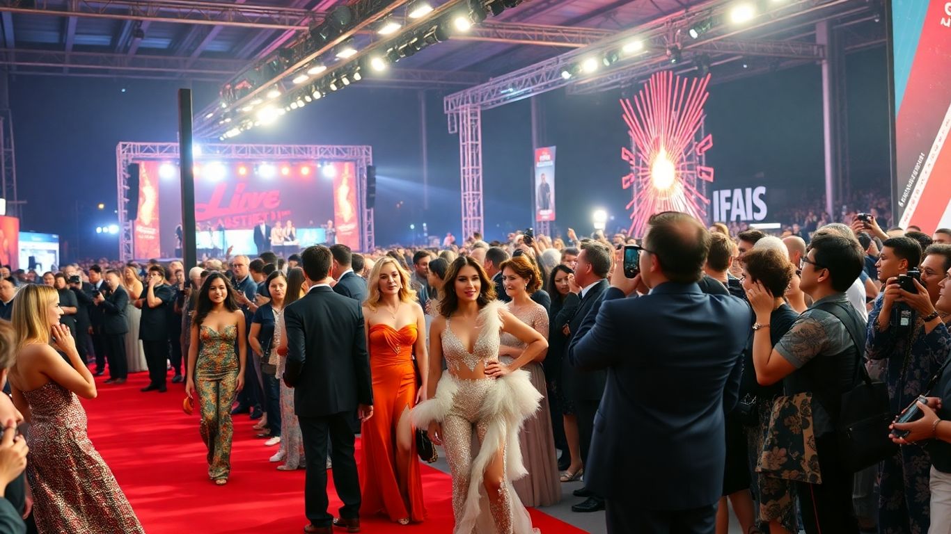 Vedete pe covorul roșu la festival internațional