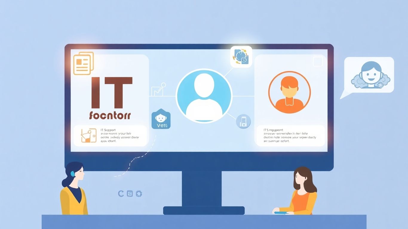 IT Help Desk Support Infographic