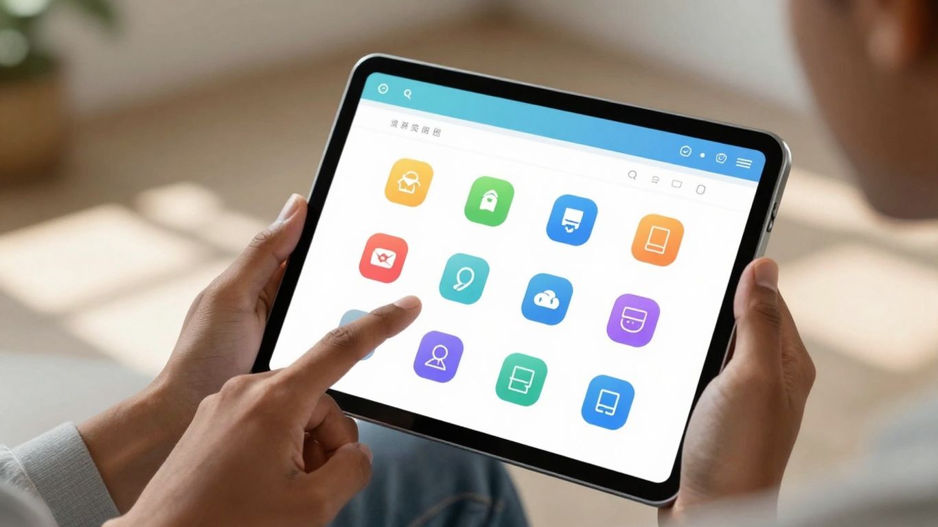 ADHD productivity app on a tablet.