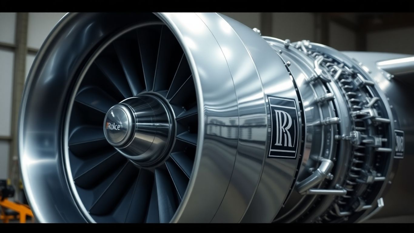 Rolls-Royce jet engine close-up