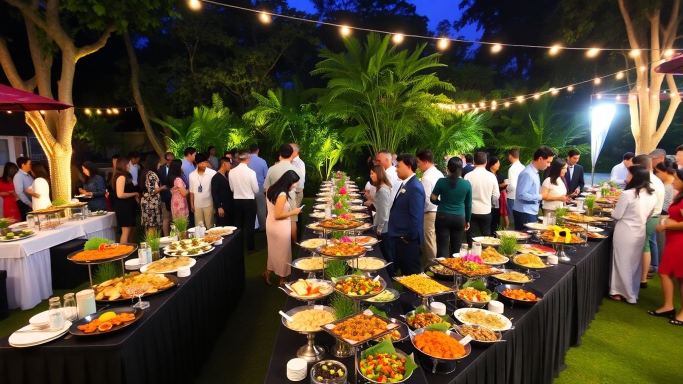 ภาพงานเลี้ยงสุดหรูในเชียงใหม่ อาหารอร่อย บรรยากาศดี