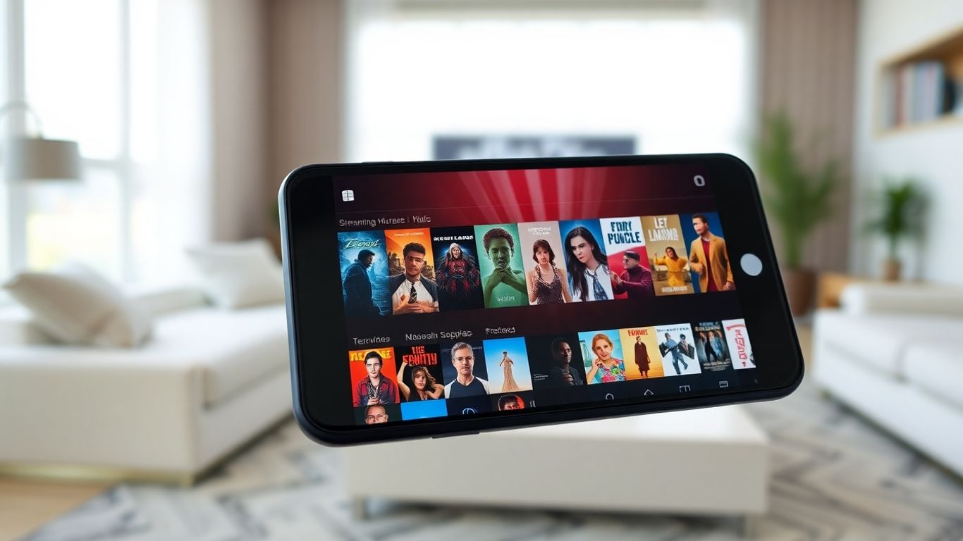 Smartphone streaming free live TV and movies with no ads.